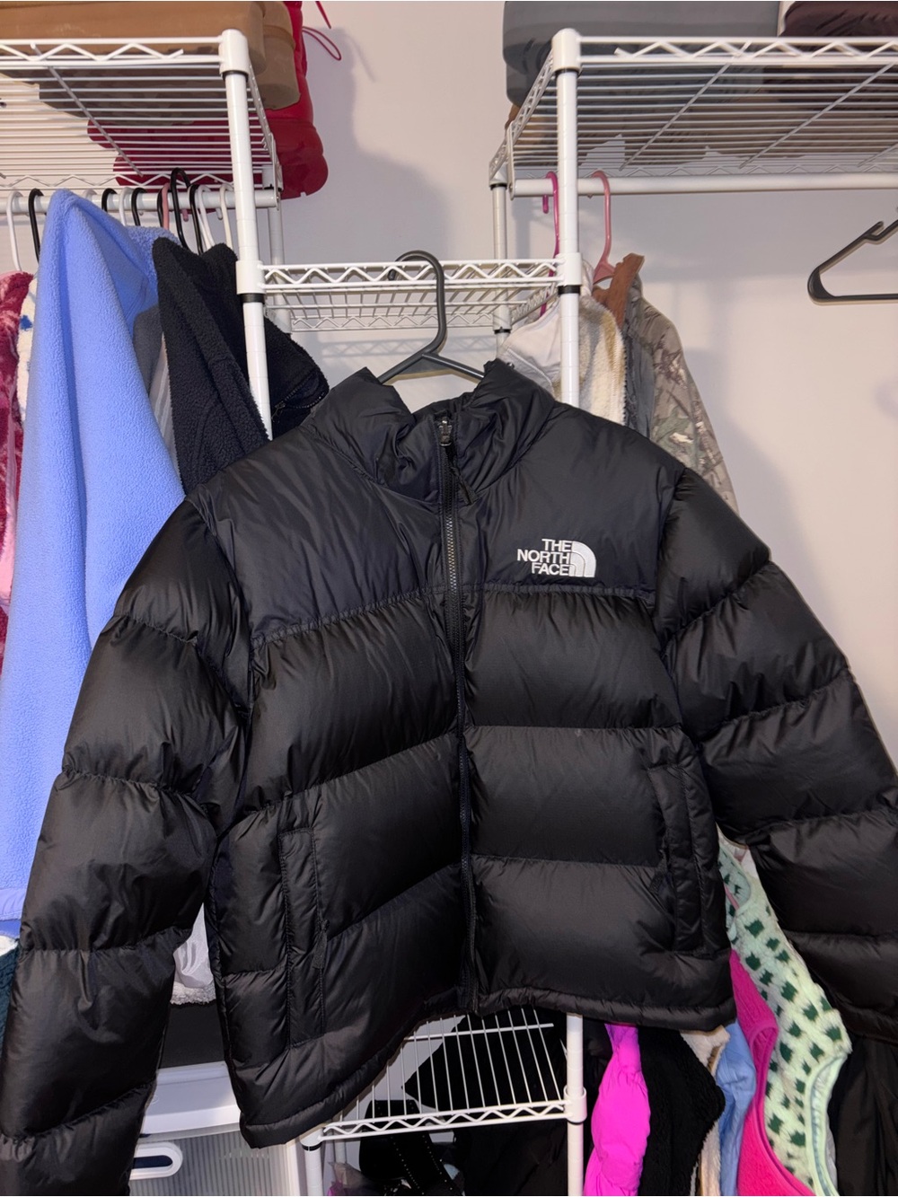 The North Face Women’s Retro Nuptse Black Puffer